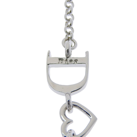 CHRISTIAN DIOR Bracelet Metal Rhinestone Heart - Picture 5 of 5